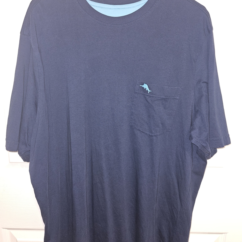 Tommy Bahama Navy Blue Short Sleeve Tee